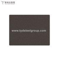 Dark Brown Color Sand Blasted Decorative Stainless Steel Sheet
