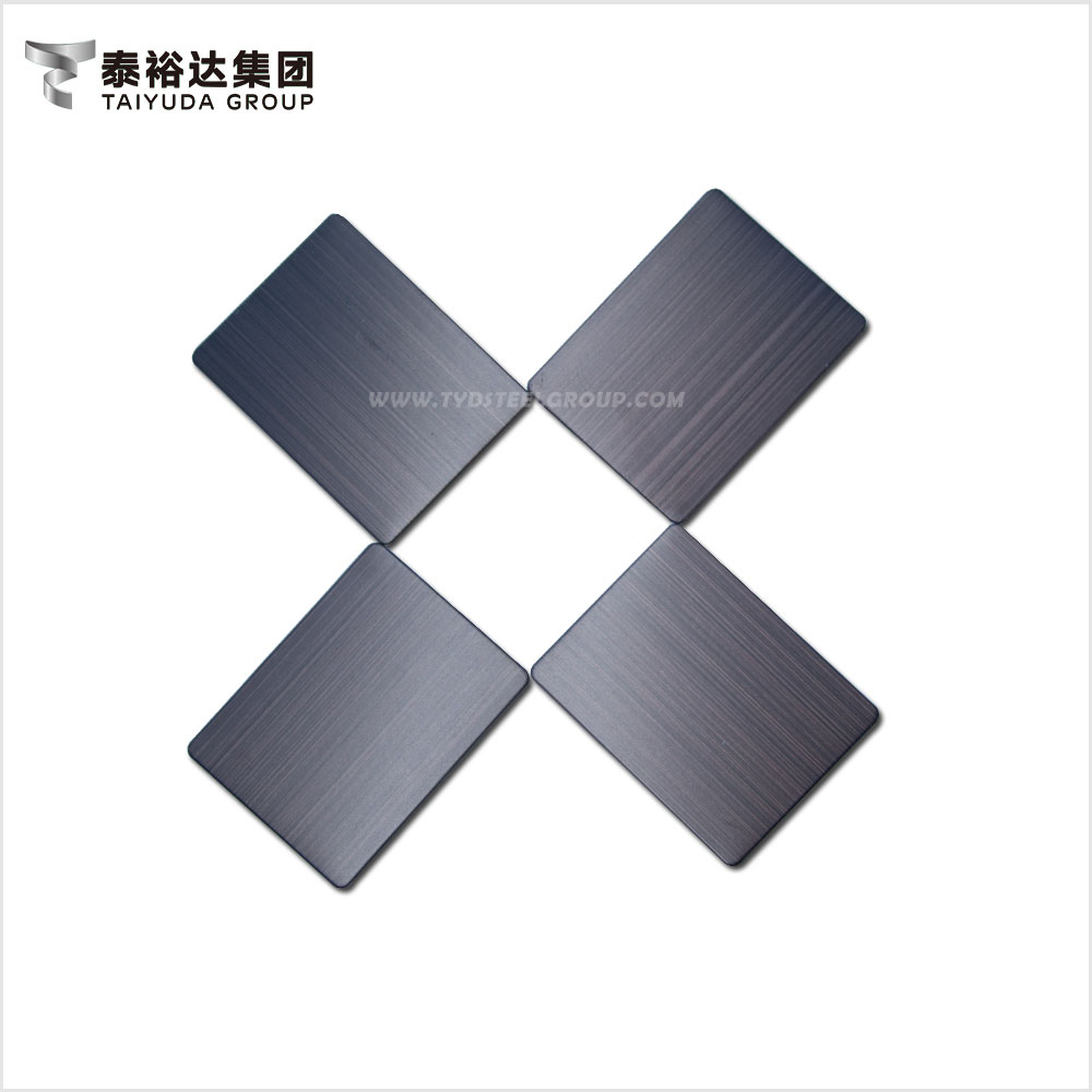 HL Titanium Grey Color SS316 Stainless Steel Sheet