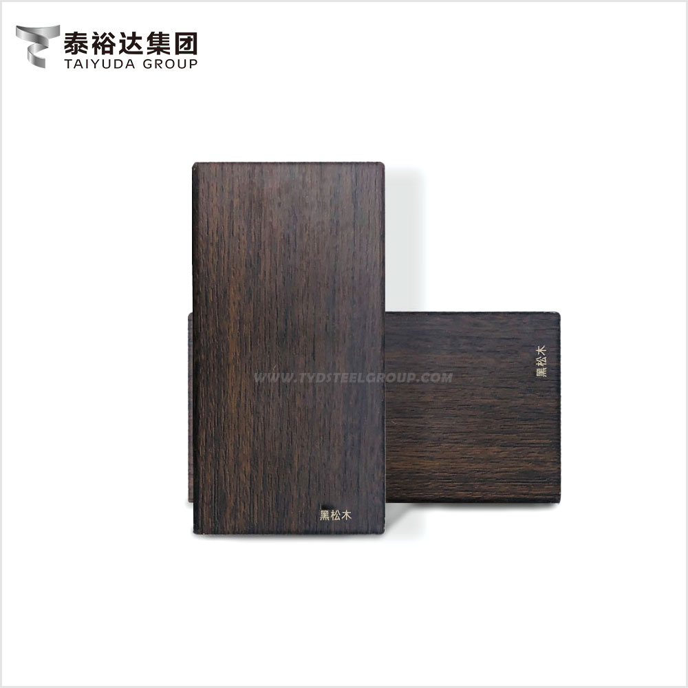 Wood Look AISI 304 Decorative Inoxidable Steel Plate for Building Materials