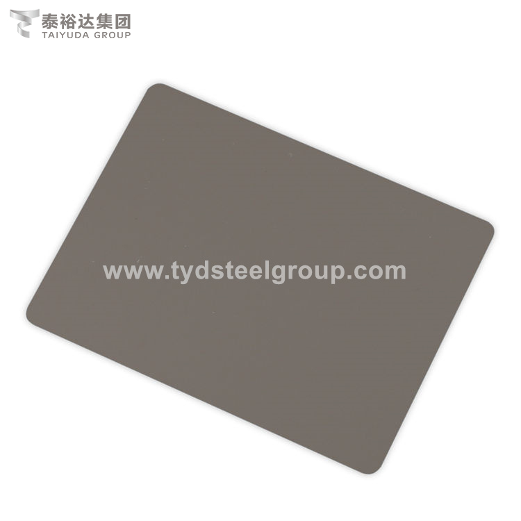 Ti-grey Sand Blasted Decorative Stainless Steel Sheet